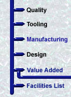 quality, tooling, manufacturing, design, value added, facilities list